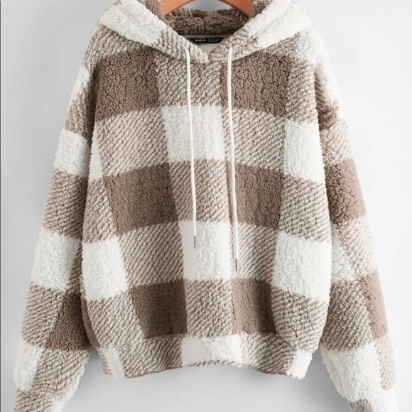 Shein checkered hoodie - Picture 9 of 9
